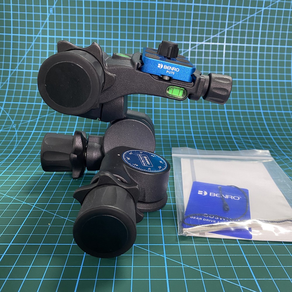 BENRO GD3WH 3-Way Geared Head Tripod Head