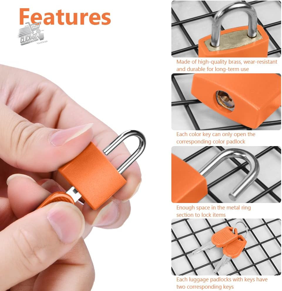 4 key locks, luggage locks, suitcase lock, 4 colors,