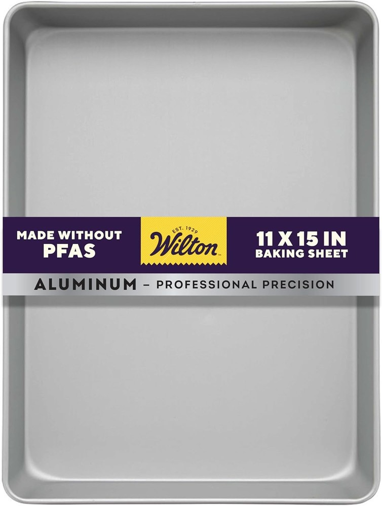 Aluminum Baking Sheet Pan, 2-Inch Deep Cake Pan, Even Heating,