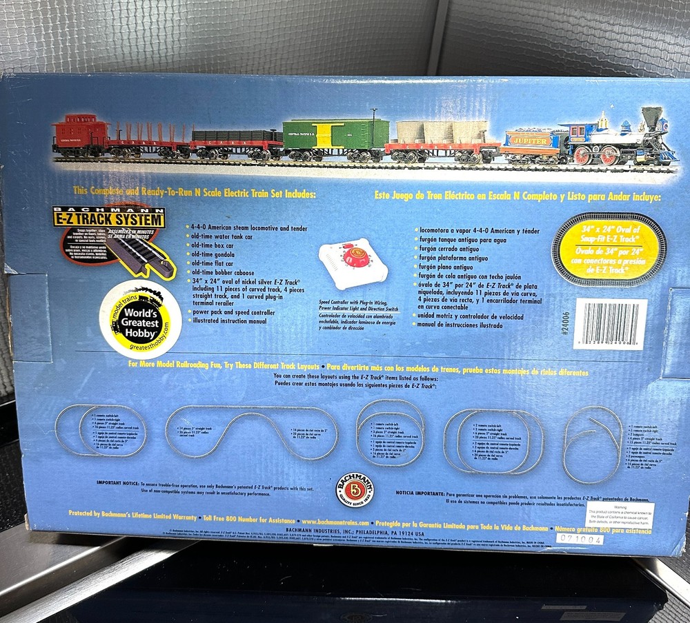 BACHMANN Frontiersman #24006 N-scale Ready-To-Run TRAIN SET