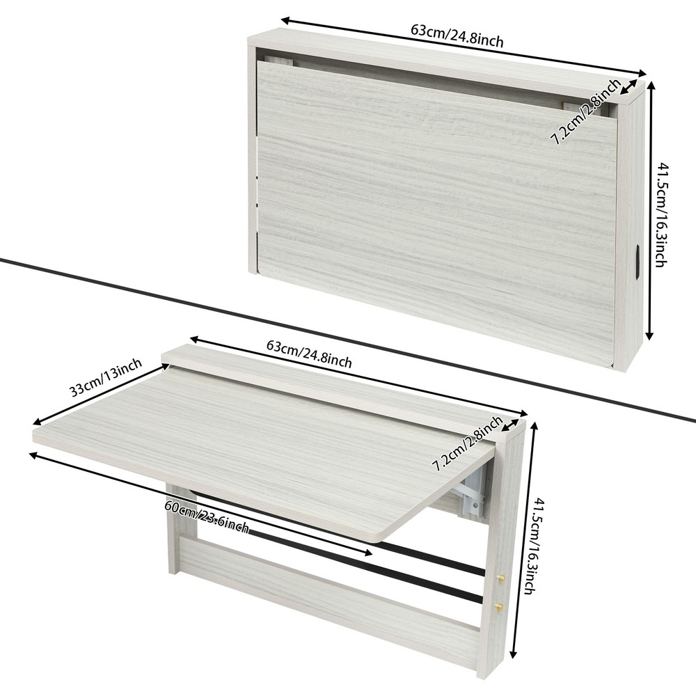 Fold Down Table Wall Mounted Folding Table Study Table Work Table