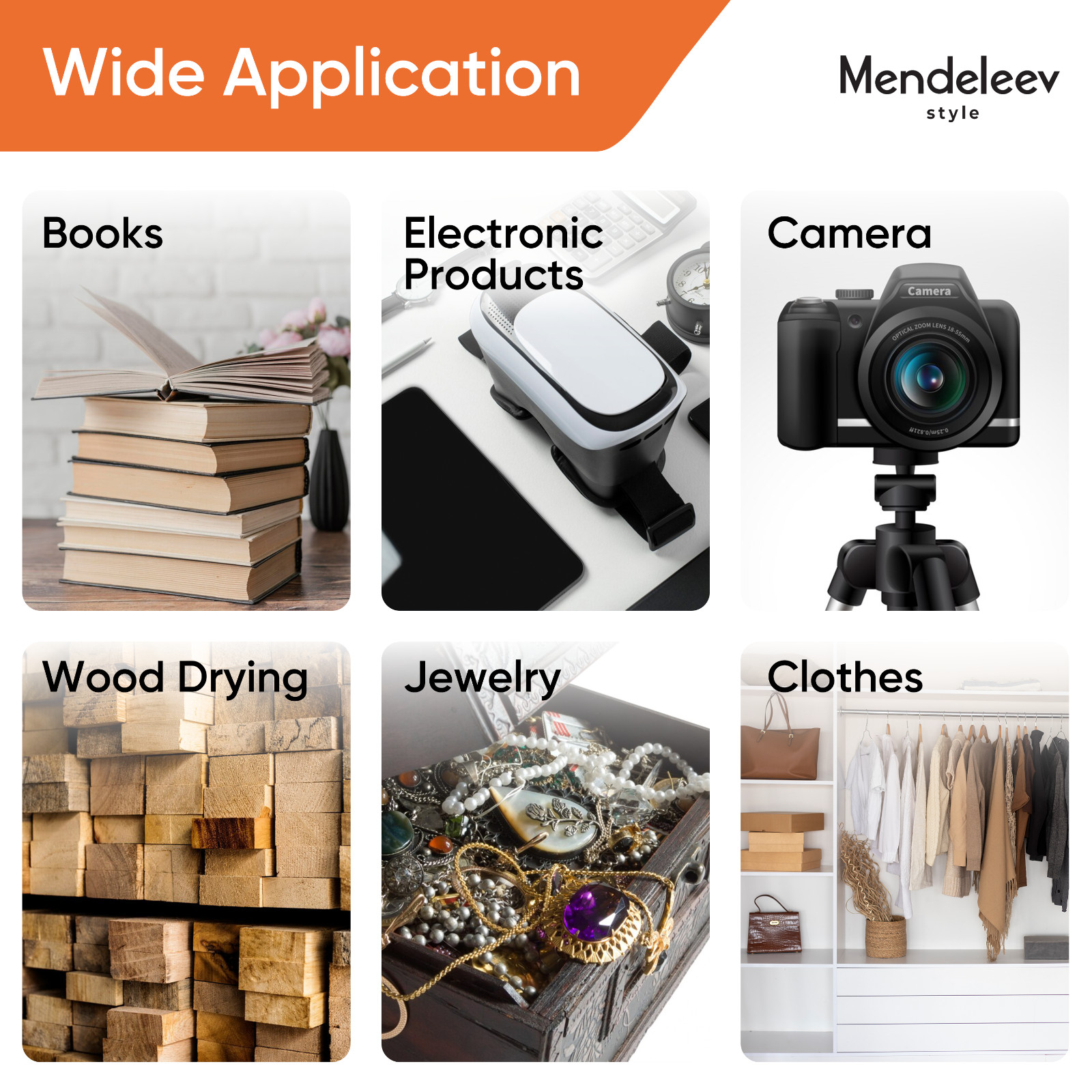 8.5 LB Orange Indicating Silica Gel 3-5 mm Beads Desiccants 3.85 kg Reusable