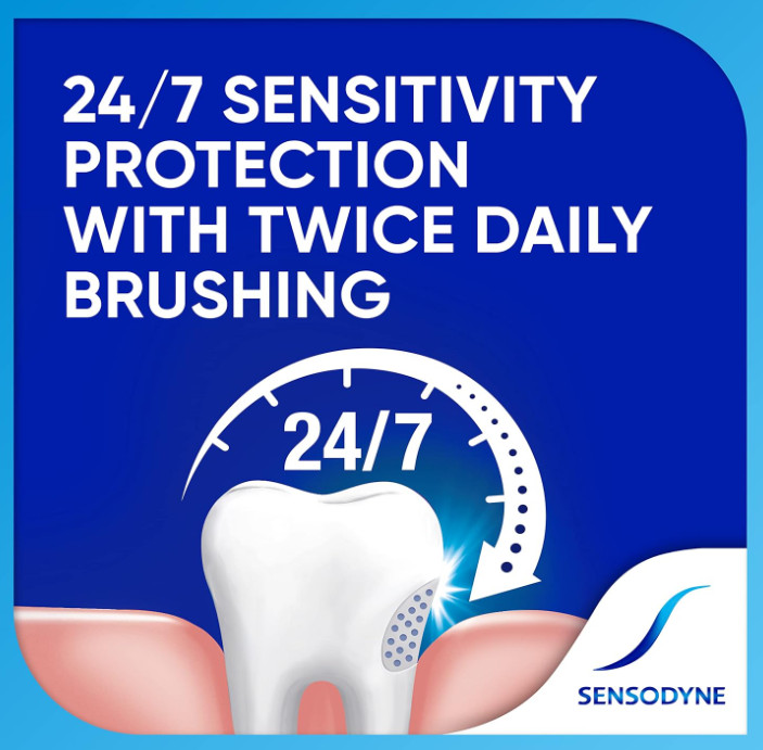 Sensodyne Extra Whitening Toothpaste for Sensitive Teeth Whiten - 4 Ounces