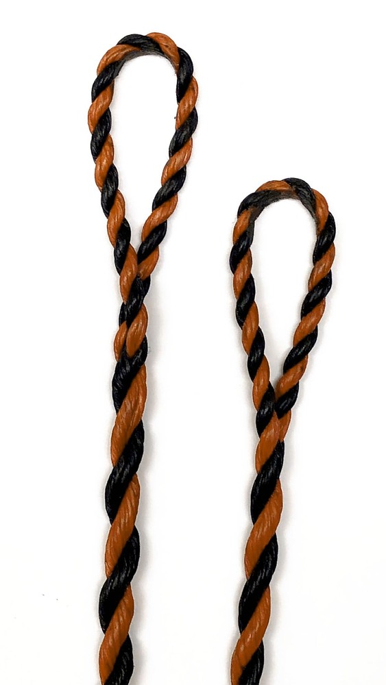 Flemish Longbow Bowstring - D97 - Black & Tan