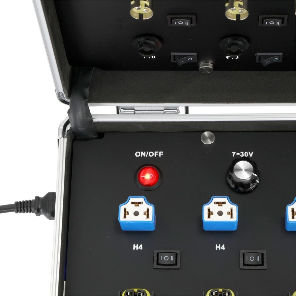 Multifunctional Auto LED Bulbs Tester LED Demo Case with 7- 30V Adjustable Volt