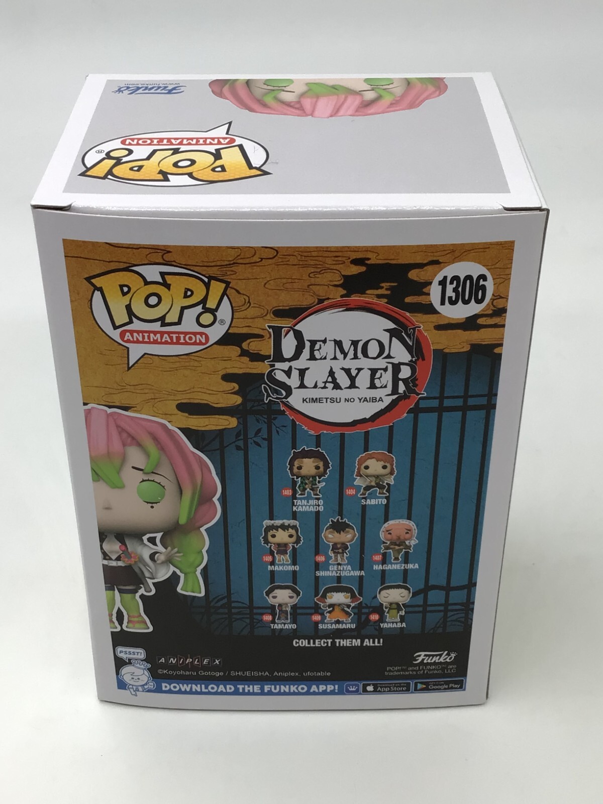 Funko Pop! Demon Slayer Mitsuri #1306 Glow Fundom Exclusive with Protector