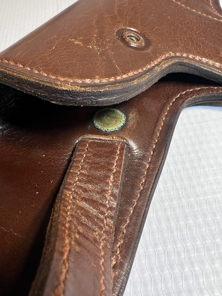 Original WWII US Army General Officer Belt & Holster Set Hickok Eagle Buckle