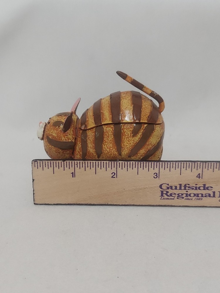 4224-3 Calico Cat Trinket Box Cute