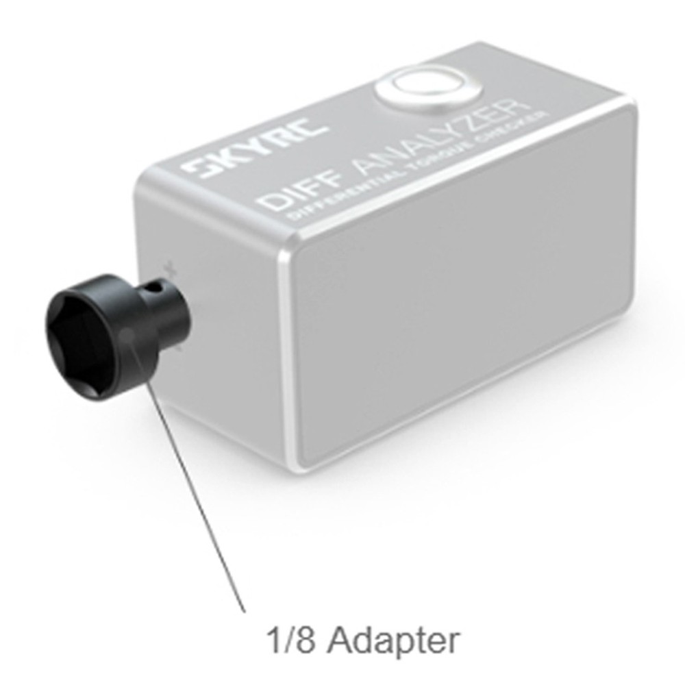NEW SKY RC SK-500026-01 Adapter 1/8 : Diff Analyzer - Differential Torque