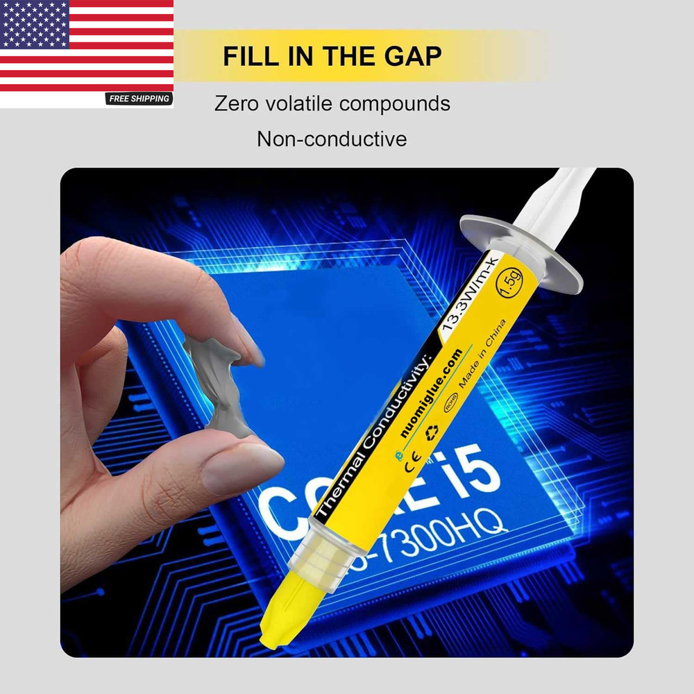 Thermal Paste 1.5G High Performance Silicon Grease Compound for CPU & Heatsink