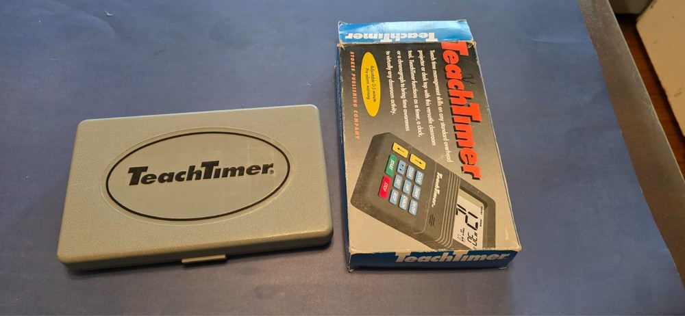 Stokes 229 TeachTimer Overhead Clock Timer Chronograph New in Box