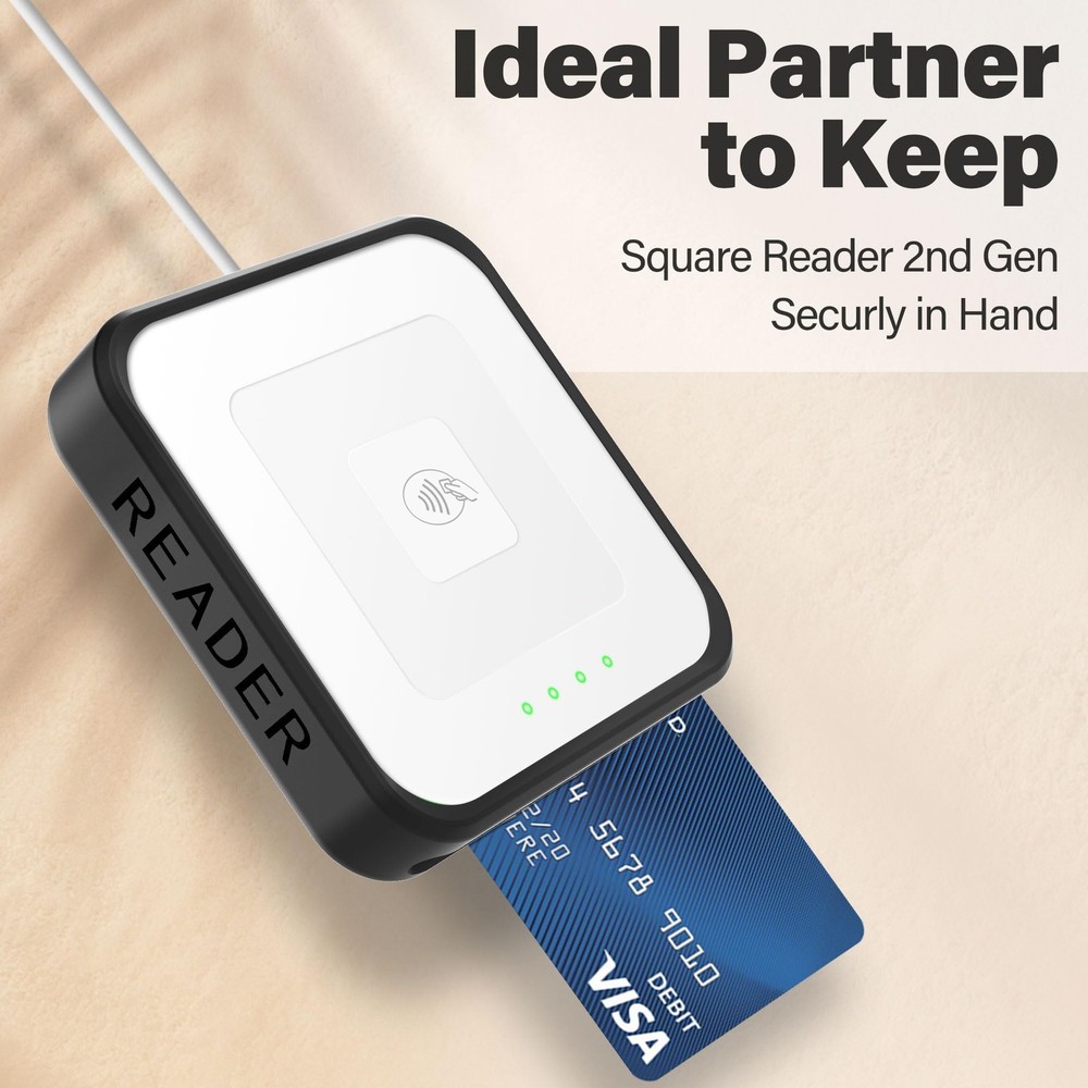 Magnetic Case for Square Reader 2nd Gen MagSafe Compatible Card Reader Cover