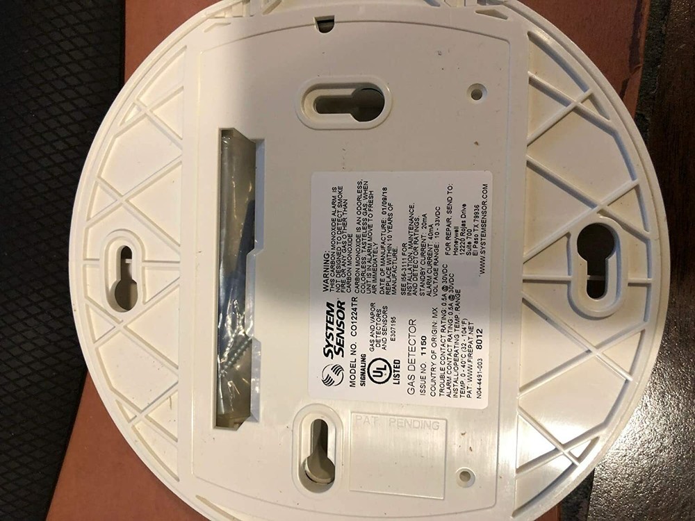 System Sensor CO1224TR - Same Day Shipping (SEALED)