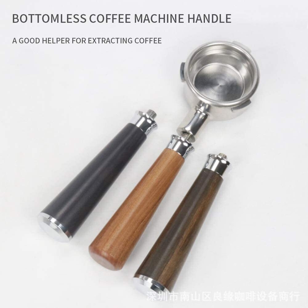 1pc 58mm Coffee Portafilter Coffee Machine Bottomless Filter Handle Accessory