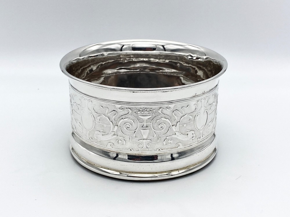 Silver Plated Wine Bottle Holder/Coaster