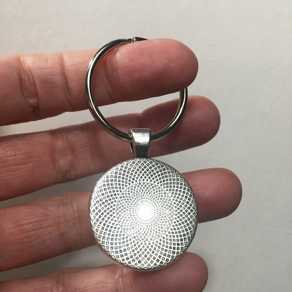 Vintage Chrome Buick Wildcat Centercap Badge Emblem Logo Reproduction Keychain