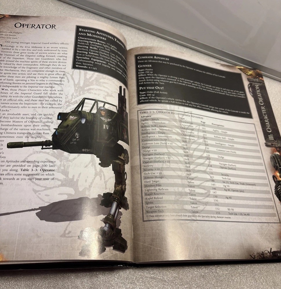 Warhammer 40k: Only War RPG: Core Hardcover Rulebook