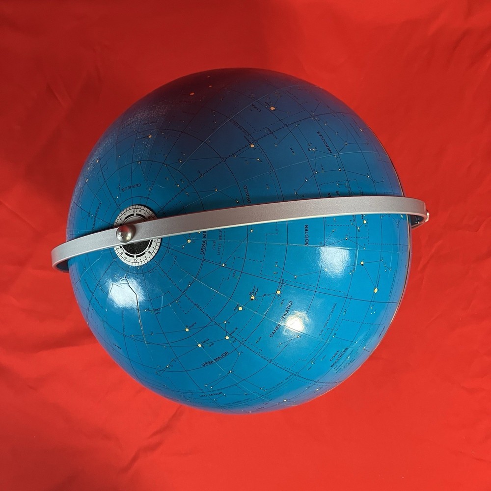 Vintage 12" Apollo Celestial Globe Replogle 1971 / Star Constellation / Flaw