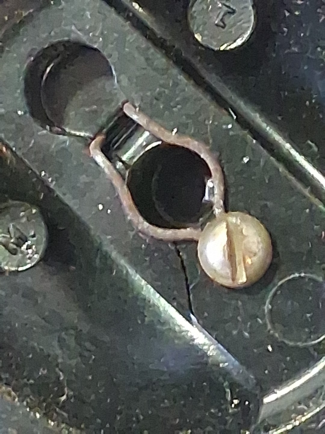 Vtg Bakelite On Off Temperature Control Knob GE Roaster 123C19 Replacement Part