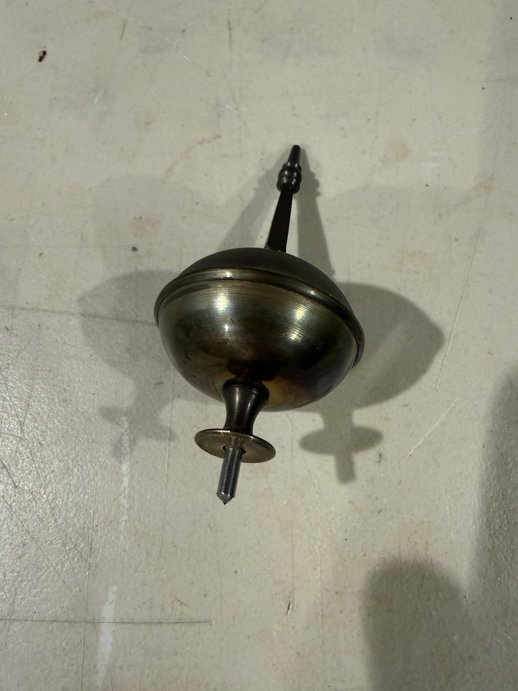 ANTIQUE/VINTAGE CLOCK SOLID BRASS TOP FINIAL