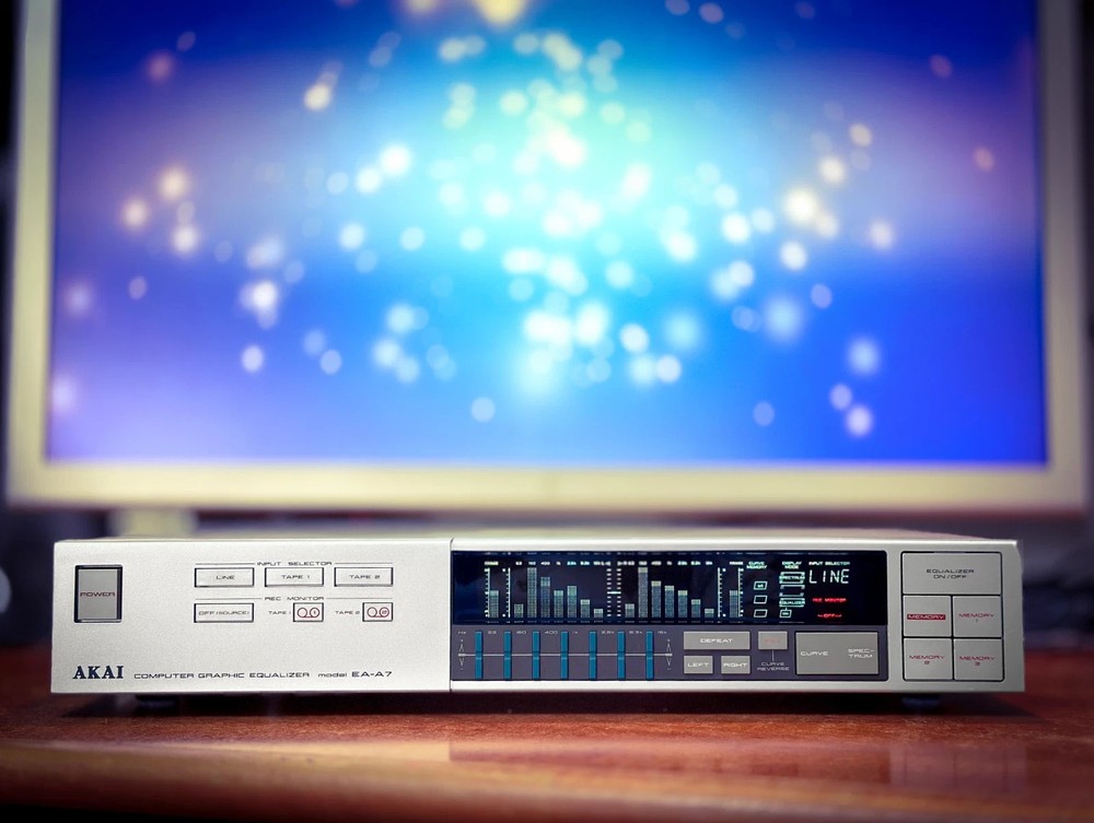 AKAI EA-A7 🌈RaRe🌈 Vintage Stereo Digial Equalizer