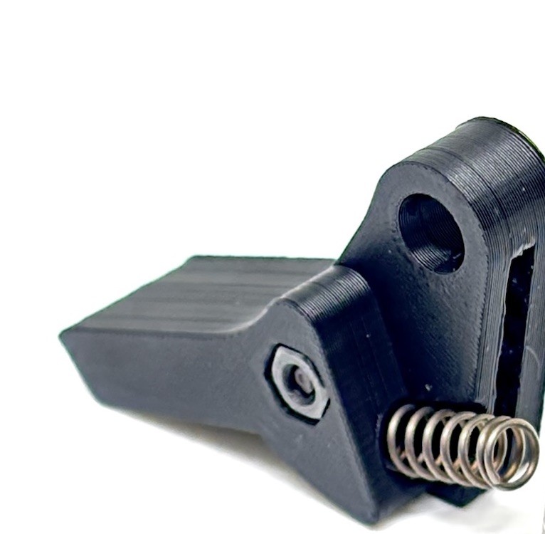 2 Pack POLYMER FLAT GLOCK Trigger Shoe and Spring GEN 1-4 BLACK