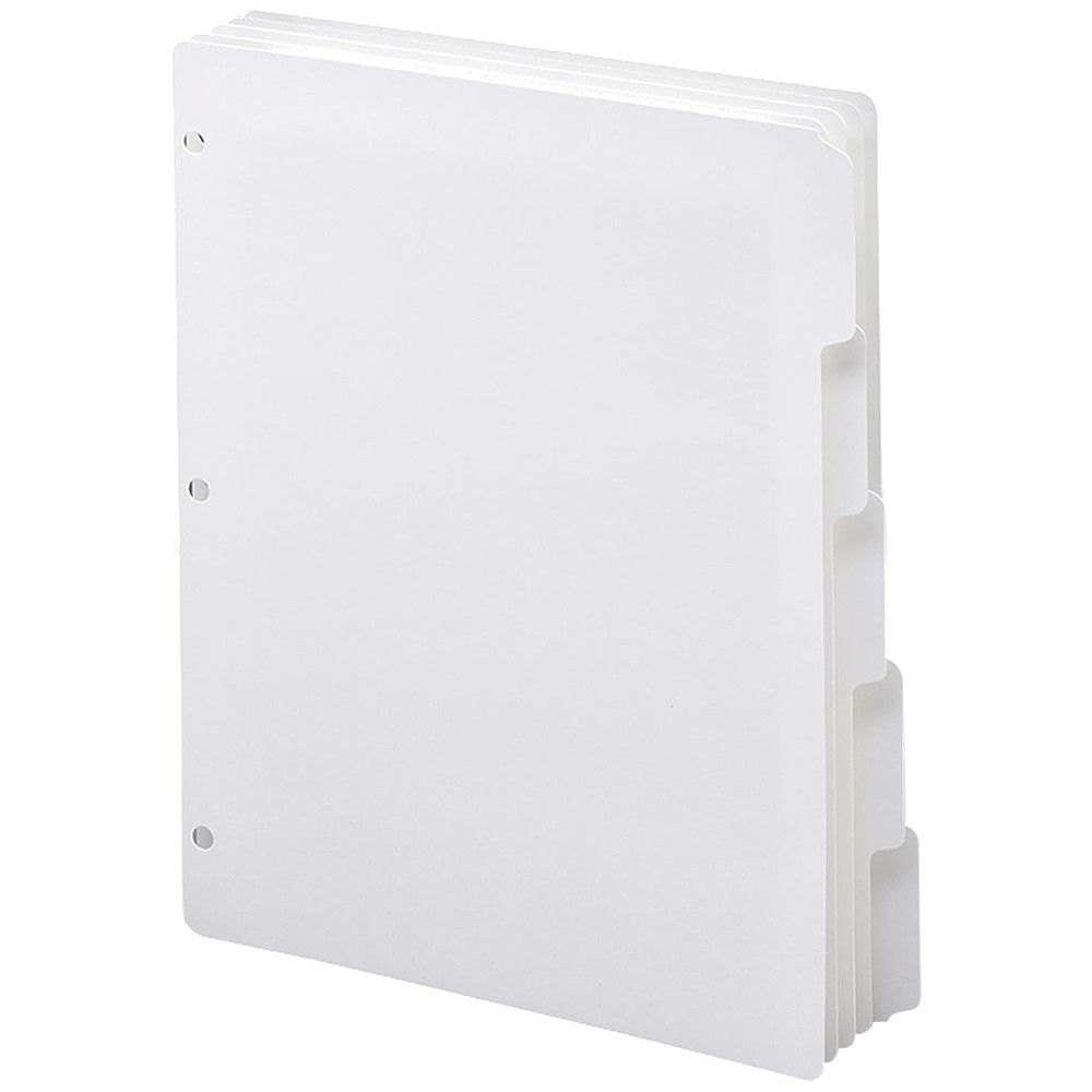 20 Sets 5-Tab White Binder Dividers