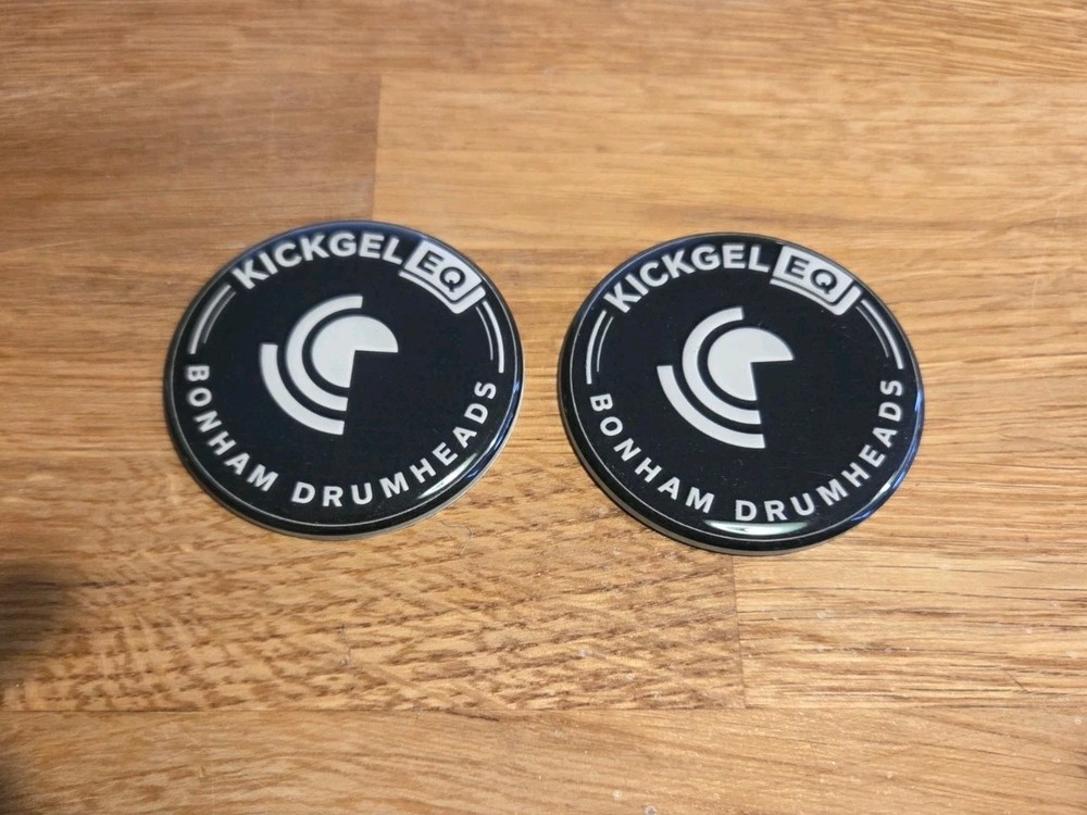 2x Bass Drum EQ Patches Blast Impact Discs Kick Patch Head Saver Click Patch