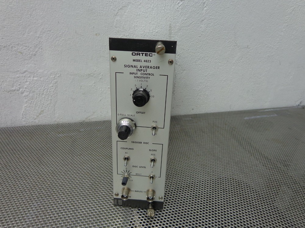 ORTEC 4623 SIGNAL AVERAGER INPUT NIM Module Plug-In