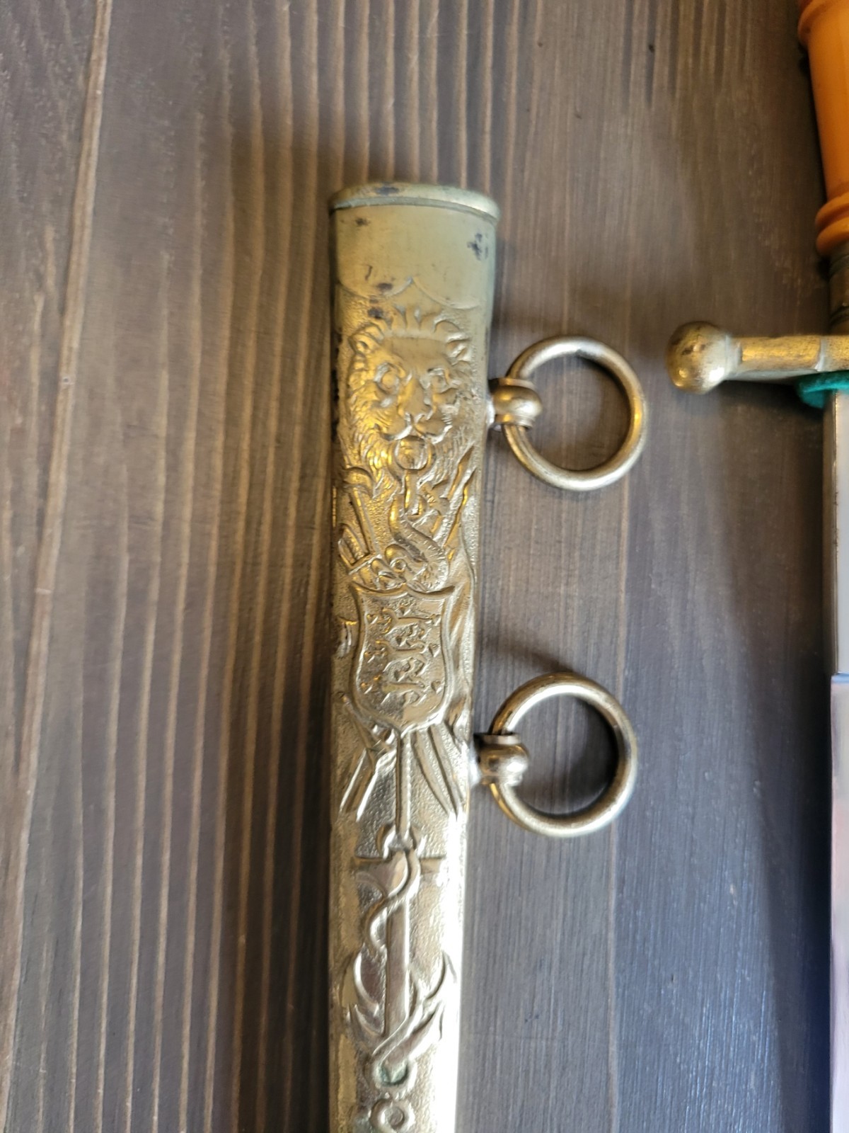 EXCELLENT! World War II Dutch Navy Officer's Ceremonial Dagger by Horster