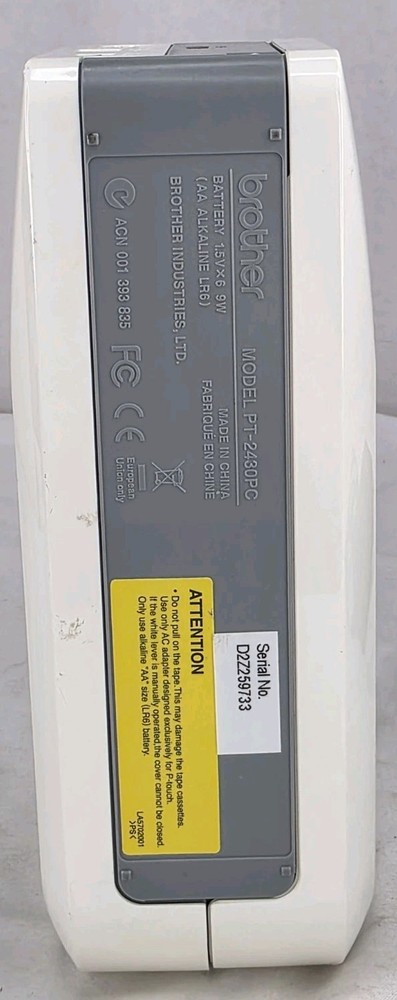 Brother P-Touch PT-2430PC Plug & Label USB Label Printer