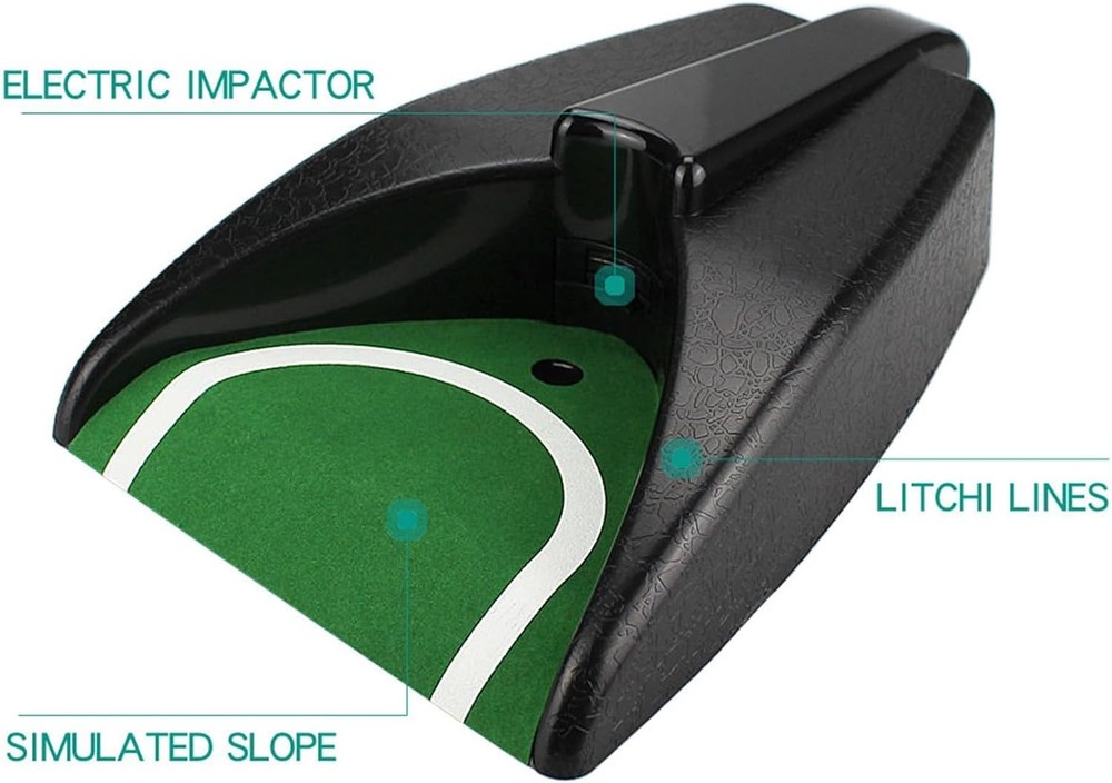 Automatic Golf Putting Cup Ball Return Machine Portable Indoor Training Practice