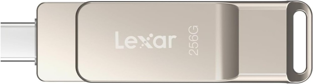 High-Performance 256GB USB-C Jump Drive with Swivel Design & Security Features