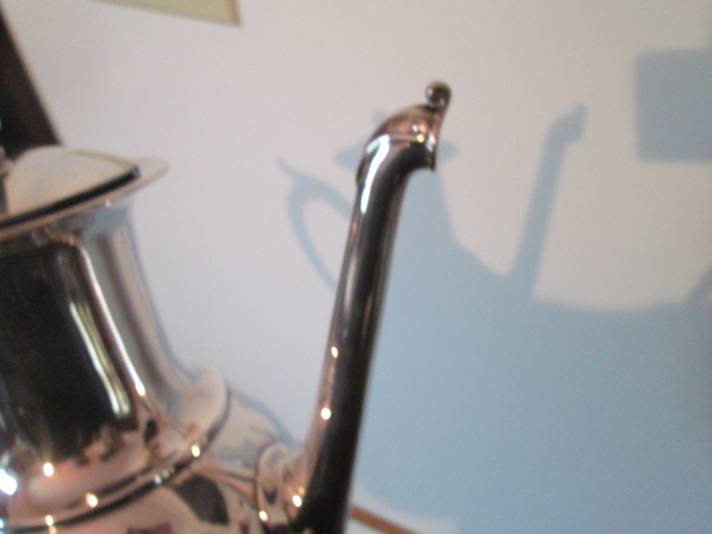 Rare Antique S.P. - MEDALLION Pattern - GORHAM - 6 pc COFFEE / TEA SET - MINT