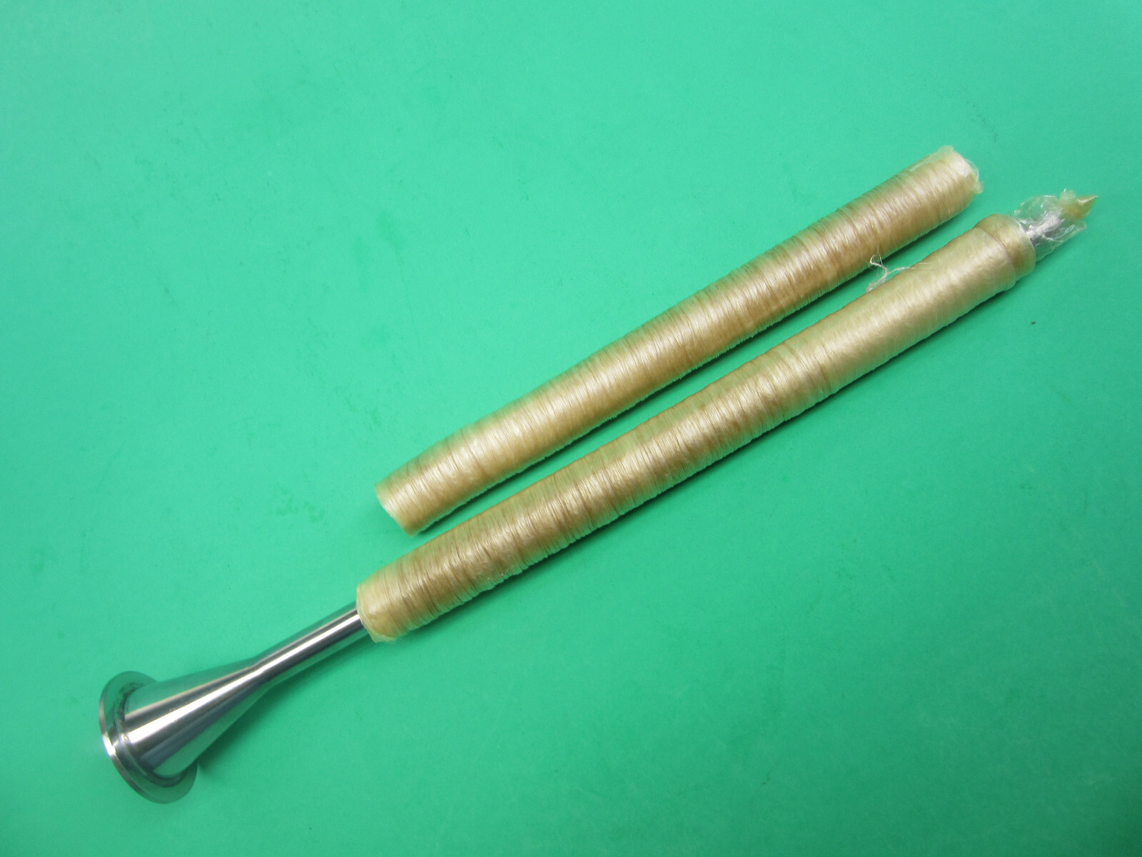 2-pack Slim 17 mm collagen snack stick casings for 18 lb of sausage. Clear