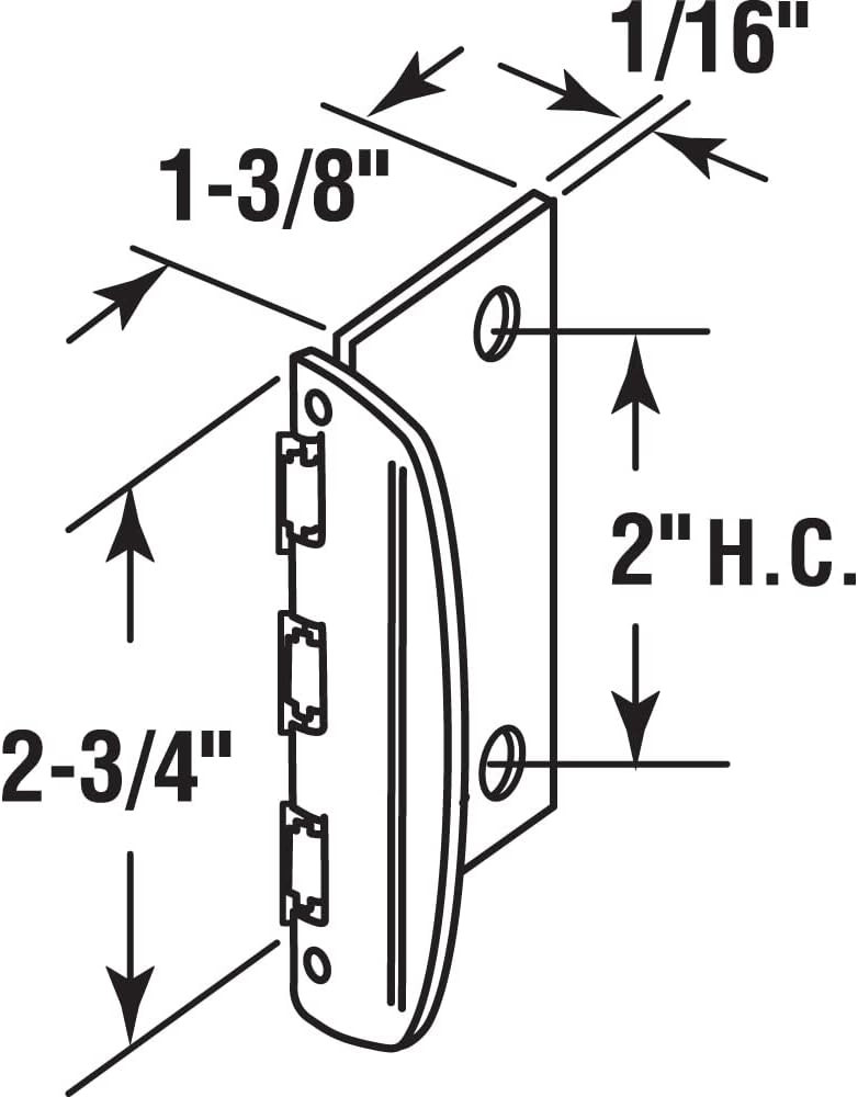 Flip Action Door Privacy Lock