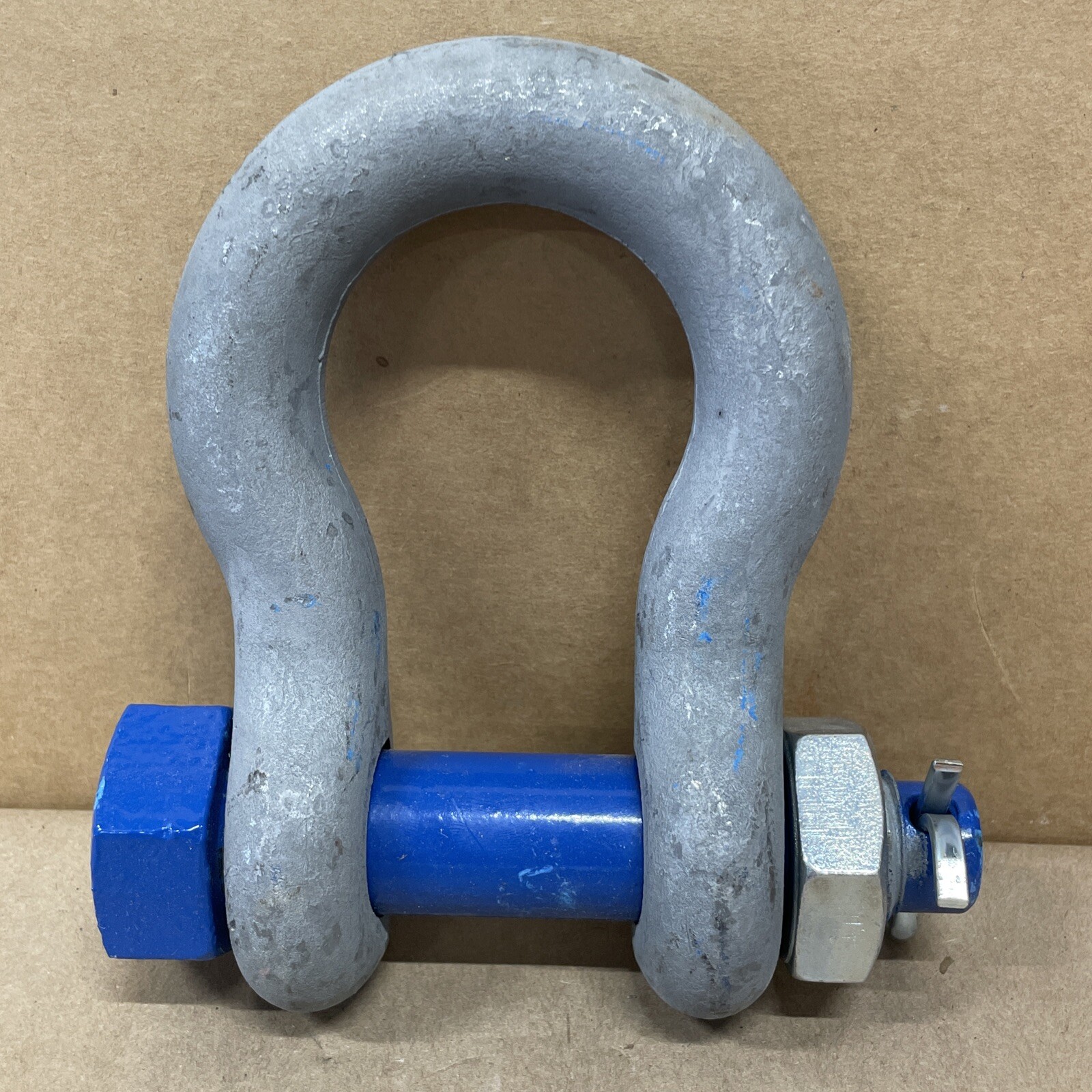 Campbell 5391635 ~ Anchor Shackle ~ 1" Carbon Steel ~ Bolt Pin ~ WLL 8-1/2t