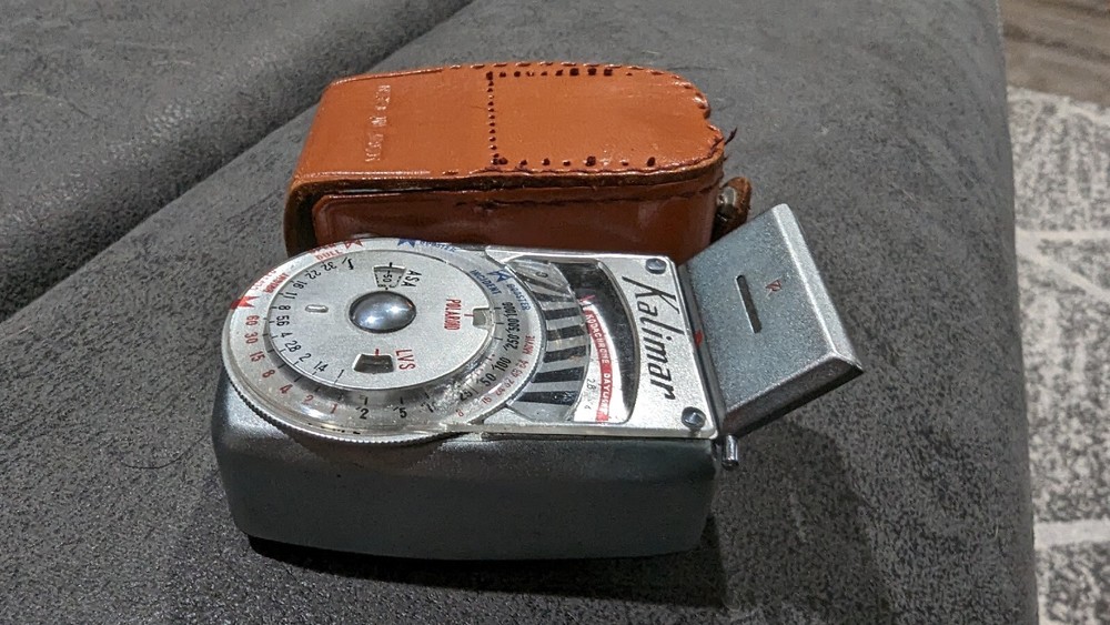 Kalimar Exposure Meter, Model A-1 In Original Case