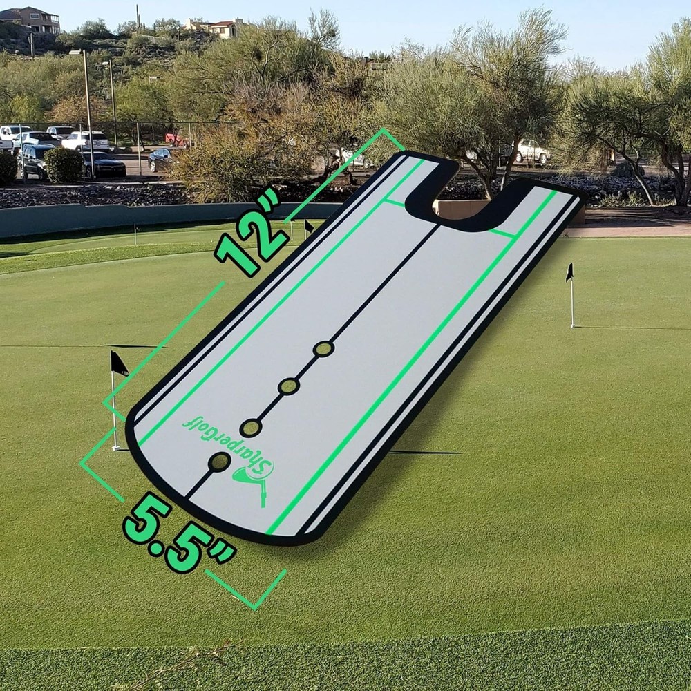 2Pack Golf Putting Alignment Mirror 12x5.75 Portable Training Aid Swing
