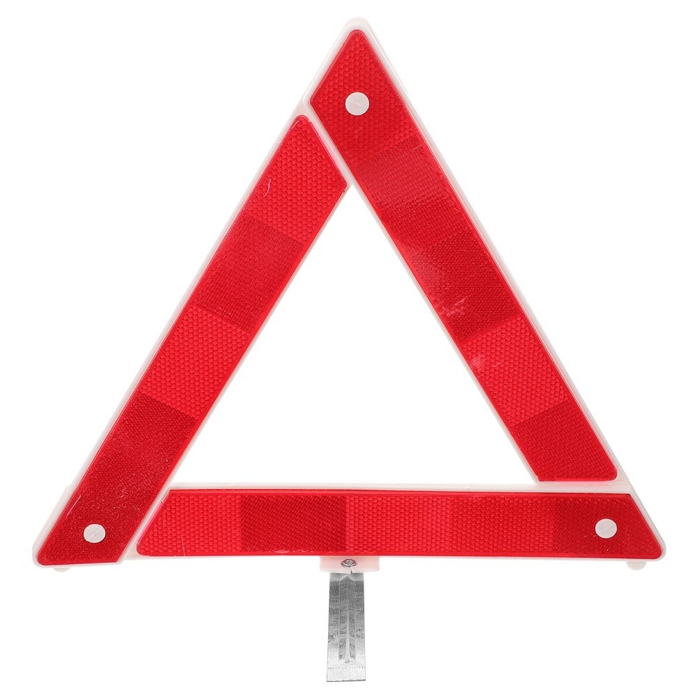 Folded Triangle Warning Sign Roadside Safety Triangles Reflective