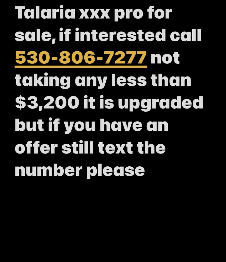 Text 530-806-7277 if interested