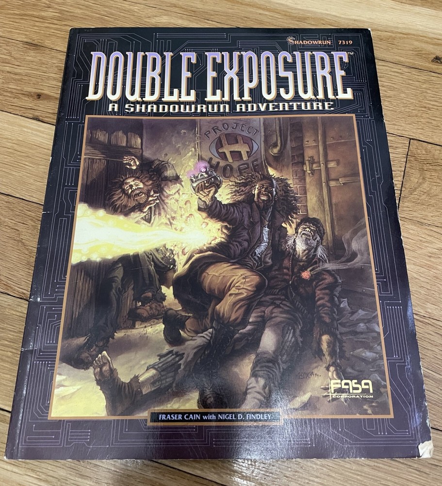 Shadowrun RPG Double Exposure FASA