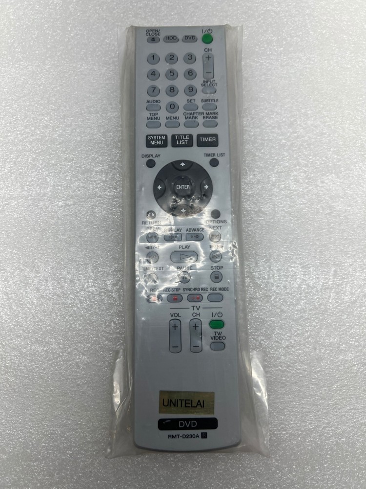 Sony RMT-D230A Remote Control Replacement Free Shipping