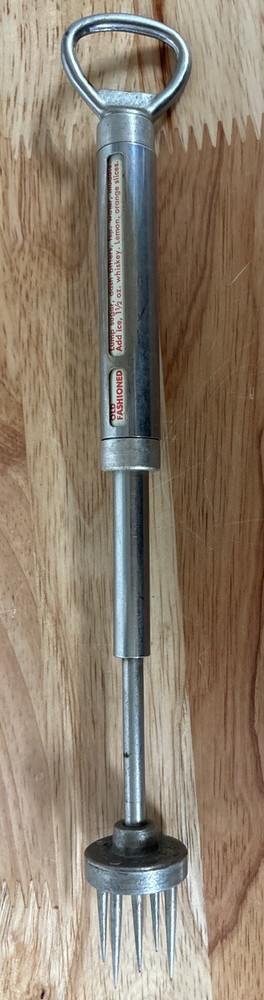 Vintage Drink Dialer "Chip Chop" Ice Pick Chipper Crusher Mid Century Bar Utensi