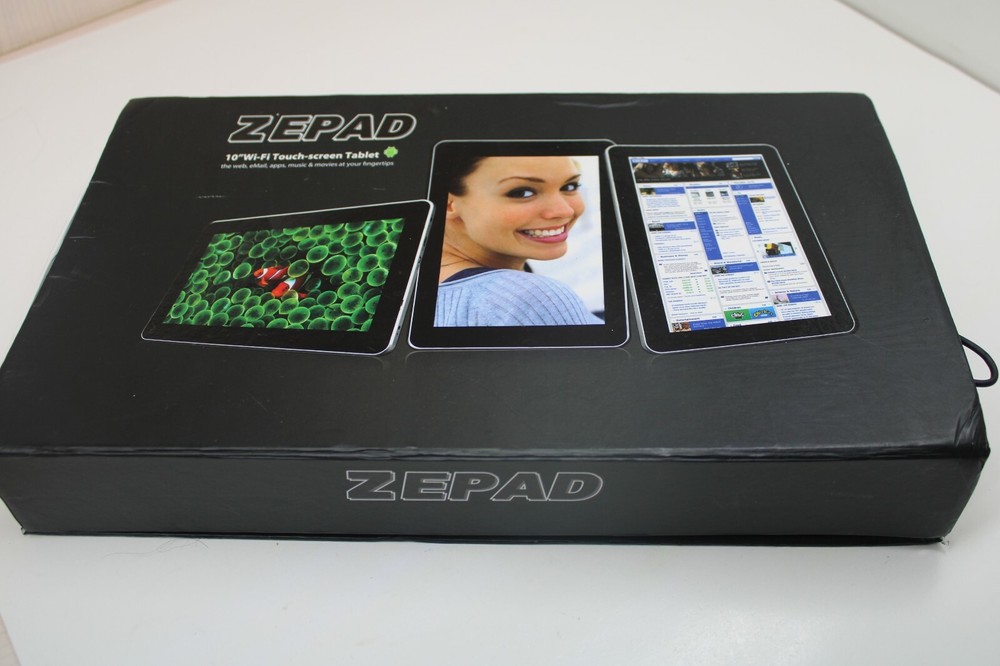 Zepad 10” Wi-Fi Touch-Screen Tablet For Parts ONLY