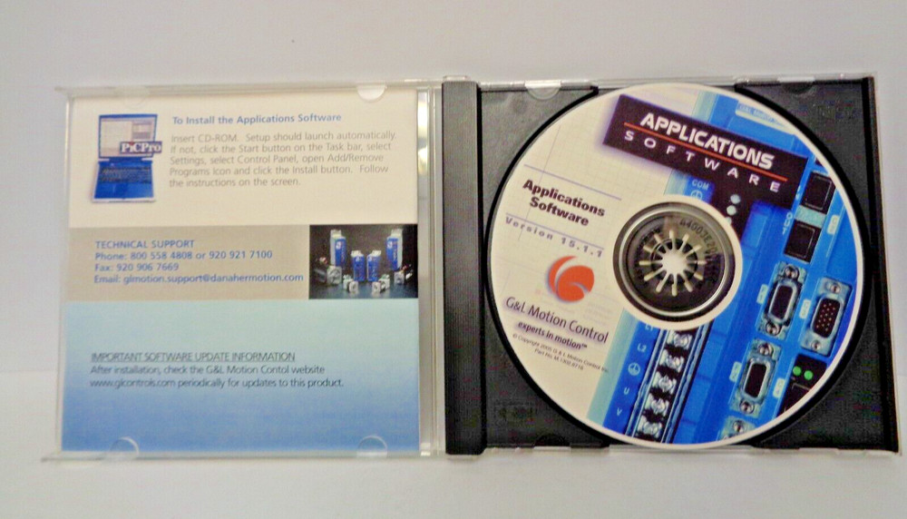 G&L MOTION CONTROLS M.1302.8716 VERSION 15.1.1 PROGRAMMING SOFTWARE
