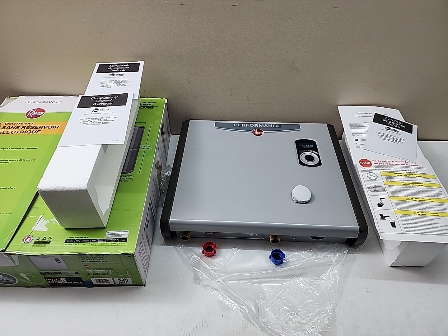 RheemPerformance 36 kW  240V Self-Modulating Electric Tankless Water Heater