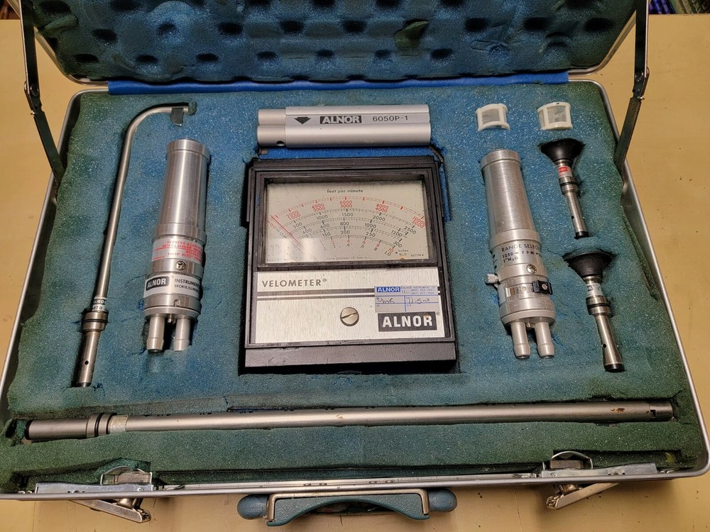 Used Alnor 6000 Series Velometer Air Flow Velocity Meter - Untested