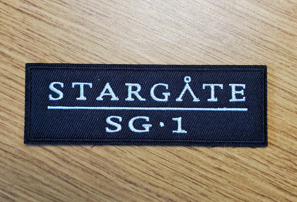 Stargate SG-1 Title Logo Patch 4 inches wide