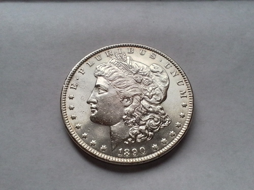1890-P MORGAN SILVER DOLLAR